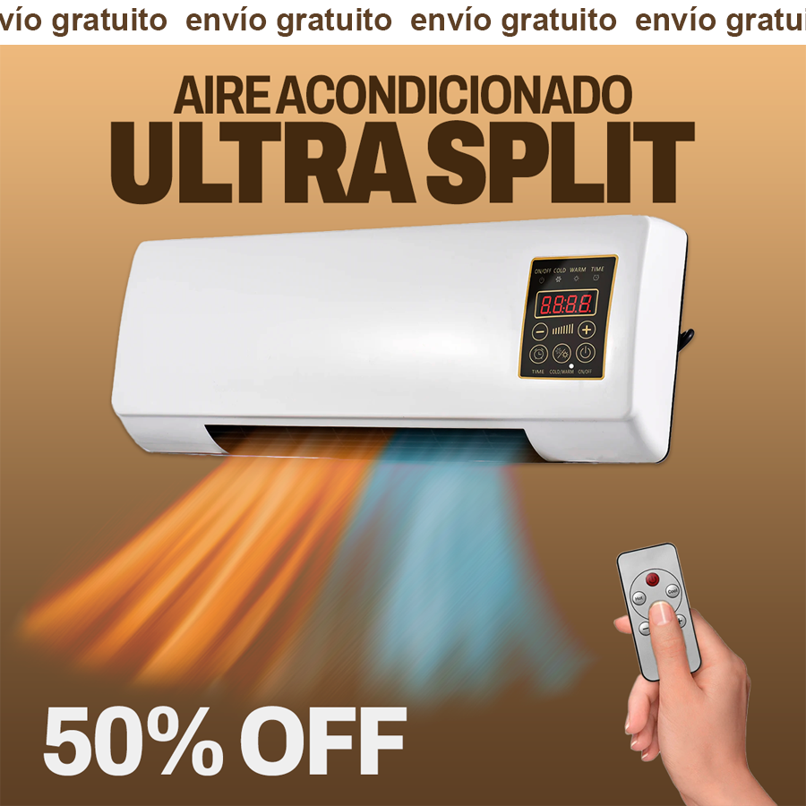 Aire Acondicionado Portátil UltraSplit [CALIENTA Y ENFRÍA]